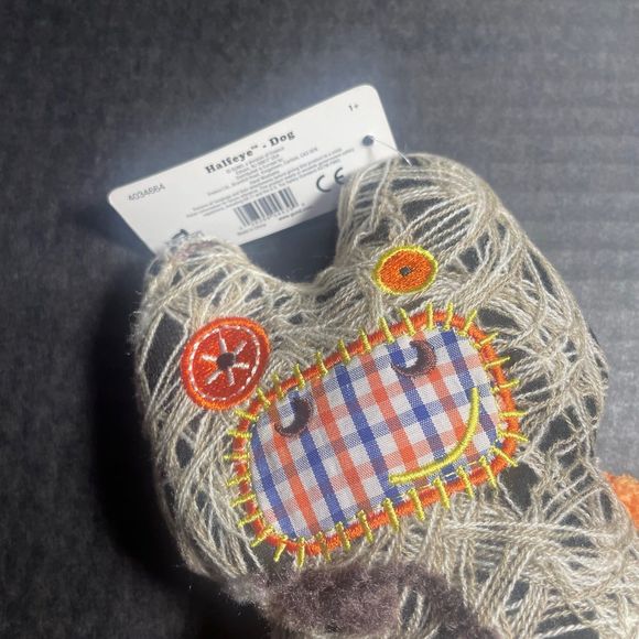 BNWT G STUDIO GUND HALF EYE PLUSH DOG  approx 12.5” GREAT stocking stuffer - Picture 7 of 10